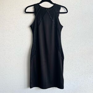 H&M Black Lace Bodycon Mini Dress
